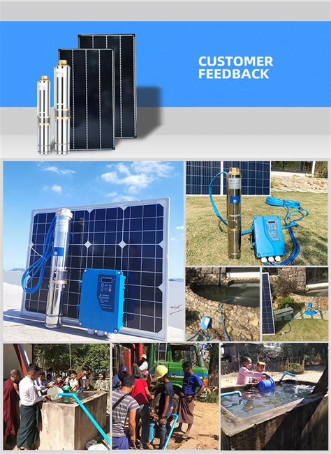 Buy Bluesun W Hp Hp Solar Water Pump V Deep Well Dc Solar Pump