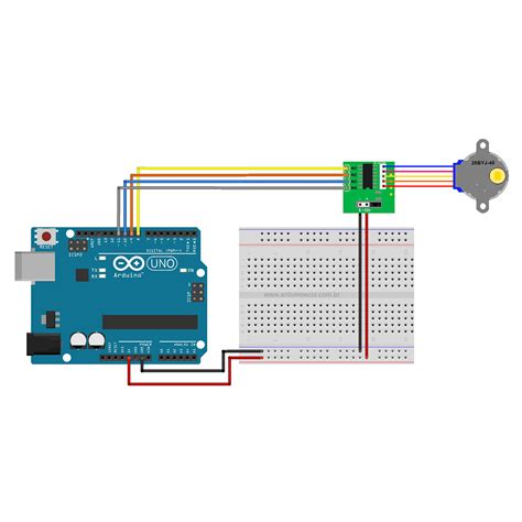 Stepper Motor Stepper Shield 28byj 48 Arduino Pic