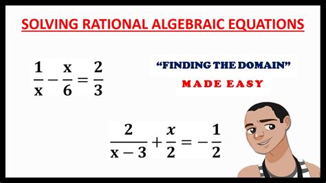 Solving Quadratic Equations And Rational Algebraic Equations And The