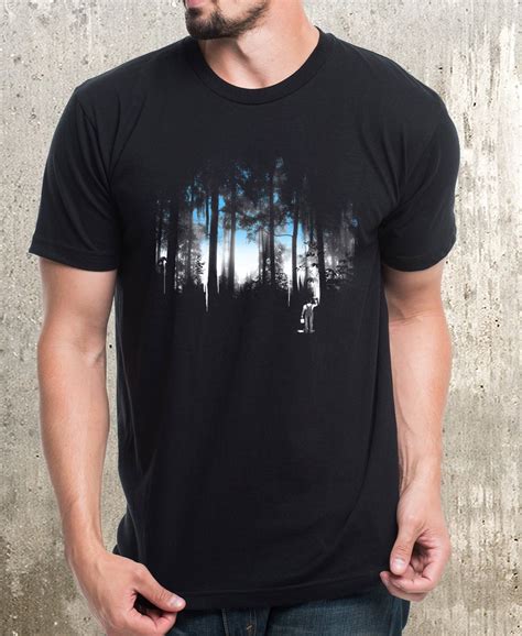 Mens 100 Cotton T Shirt Nature Tshirt An Urban Forest Etsy