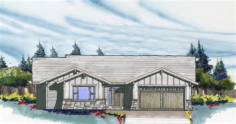 New Life House Plan One Story Multi Generational Craftsman Home Design