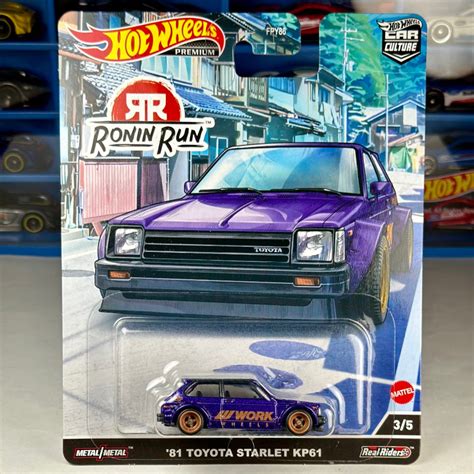 Hot Wheels Toyota Starlet Kp Ronin Run Shopee Malaysia