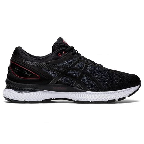 Asics Mens Gel Nimbus 22 Knit Black Running Shoes Bmc Sports