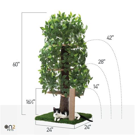 Luxury Cat Tree Large Square Base With Scratching Post Catsplay