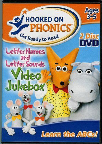 Hooked On Phonics Letter Names And Letter Sounds Dvd Set Ages 3 5 Hooked On Phonics