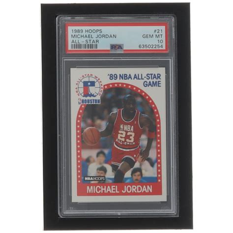 Michael Jordan 1989 90 Hoops 21 AS PSA 10 Pristine Auction