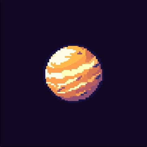 Premium Vector Venus Planet Pixel Art Retro Vintage Pixelated 8 Bit Old Game Scene Vector