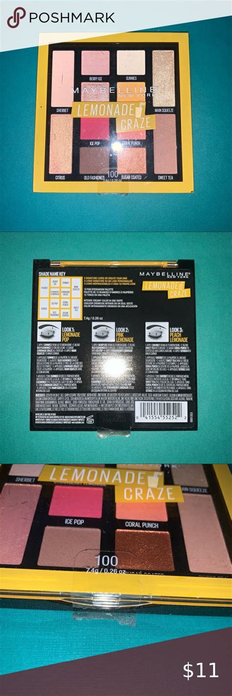 Maybelline Lemonade Craze Eyeshadow Palette Eyeshadow Palette Maybelline Eyeshadow