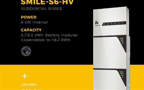 Datasheet EN SMILE S6 HV V05 05052022 Solar Group Ltd