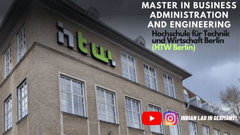 M B A And Engineering In HTW BERLIN GERMANY COMPLETE GUIDE