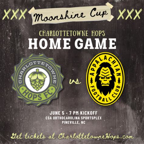 Charlottetowne Hops Vs Appalachian Fc Event Details Npsl Tickets