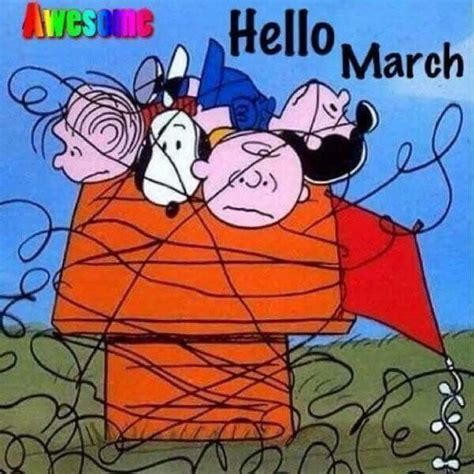 Peanuts Gang Hello March Quote Pictures Photos And Images For