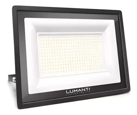 Refletor Led 200w Smart Eco Ip66 Bivolt Branco Frio Lumanti Frete grátis