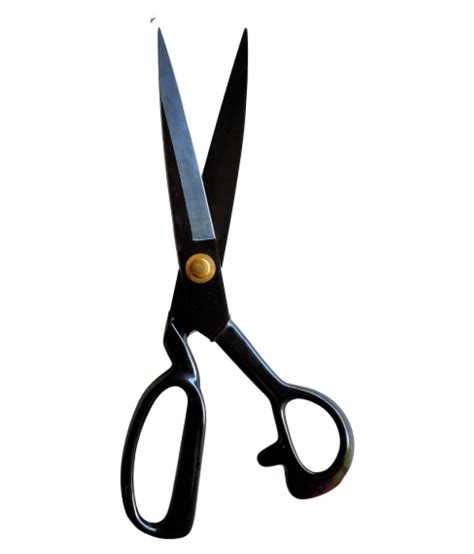 12 Inch Professional Tailoring Scissor Carbon Steel Black Color Single