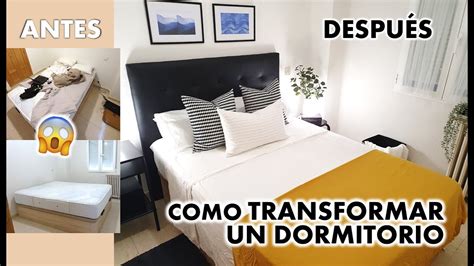 Como Transformar Un Dormitorio PequeÑo Youtube