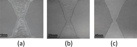 Macrographs Of The Welded Joints After Etching With Nital 2 A Case