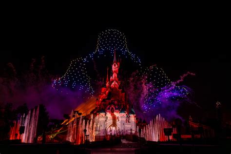 Sneak Peek Of Disneyland Paris Drone Show Celebrating Notre Dame