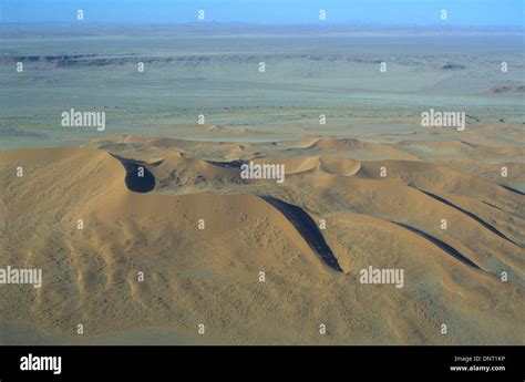 Aerial View Of Dunes Of North Namib Naukluft Np Namibia Africa Stock