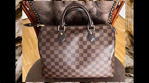 Louis Vuitton Speedy 30 Damier Ebene Wear And Tear 6 Jahre Review