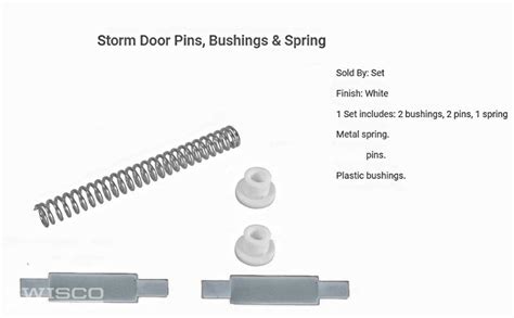 Storm Door Hinge Repair Kit