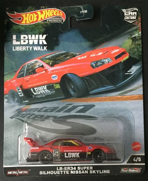 Hot Wheels Premium LBWK LB ER34 Super Silhouette Nissan Skyline