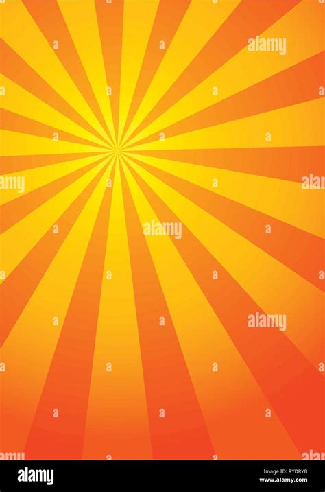 The Hot Summer Sun Vector Illustration Stock Vector Image Art Alamy