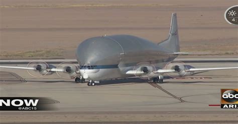 NASA's 'Super Guppy' plane lands in Mesa