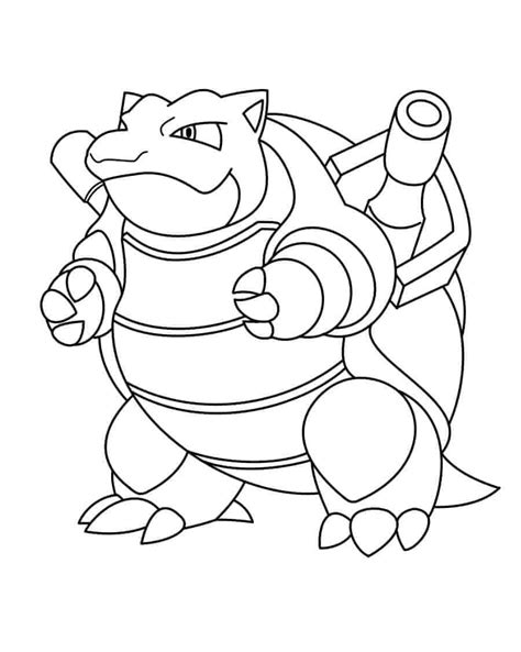 Coloriage Pokemon Coloriage Pokemon Tortank Imprimer Sexiz Pix