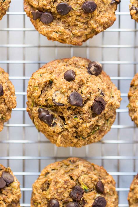 Chocolate Chip Zucchini Quinoa Muffins Simply Quinoa