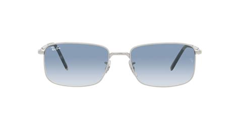 Ray Ban Rb3717 0033f 57 Silver Blue Lenses