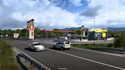 SCS Software's blog: West Balkans - Gas Stations, Truck Stops, Rest Areas