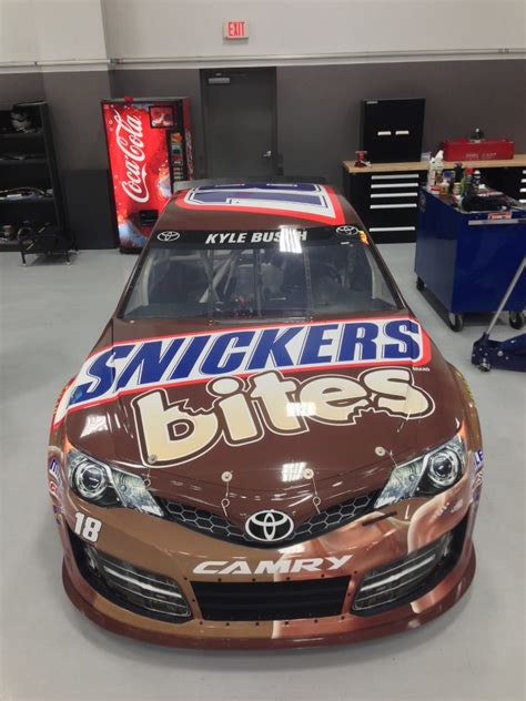 Kyle Busch Running Snickers Bites Paint Scheme For All Star Race