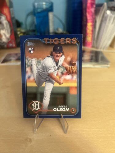 Topps Series Reese Olson Royal Blue Parallel Rc Tigers