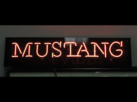 Mustang Neon Sign Auburn Fall 2018 RM Sotheby S