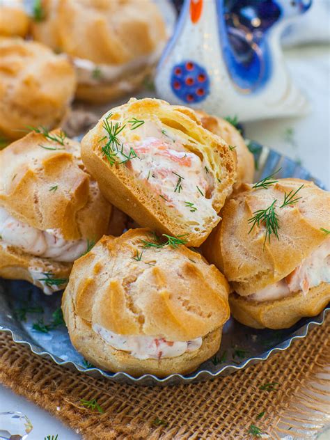 Easy Smoked Salmon Cream Puffs Video Tatyanas Everyday Food