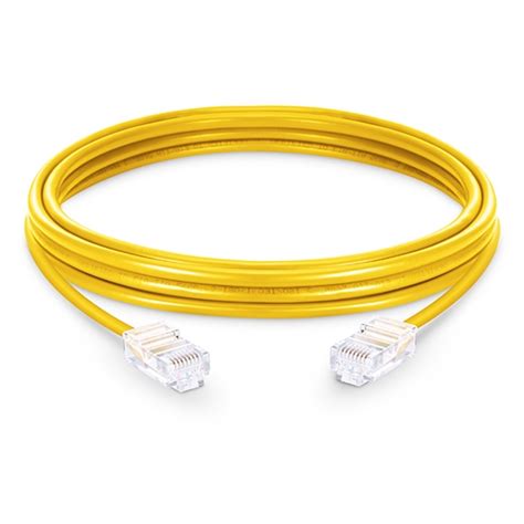 49ft Cat5e Non Booted Unshielded Ethernet Patch Cable Yellow FS