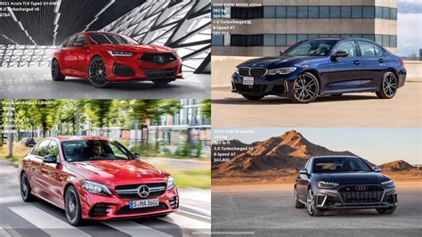 2021 Acura Tlxtypes Vs 2020 Audi A4s4 Vs 2020 Bmw 330im340i Vs 2020 Mercedes Benz C300c43