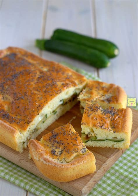 Torta Rustichella Zucchine E Scamorza Gustosa Torta Salata Facile