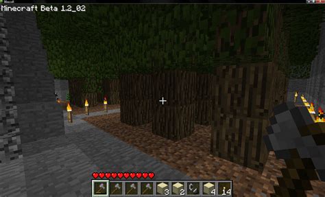 My underground tree farm!! : r/Minecraft