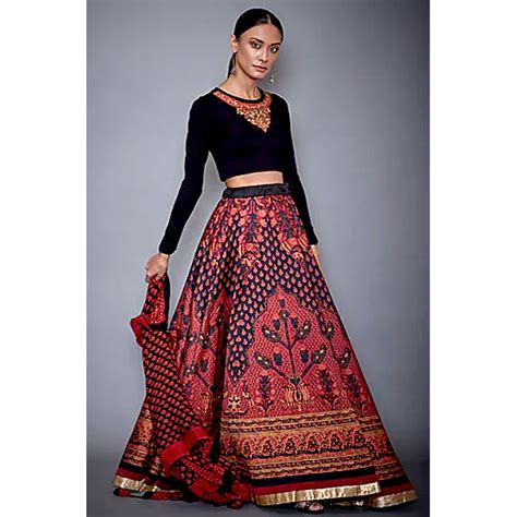 Lehenga Ri Ritu Kumar Vogue India Wedding Wardrobe