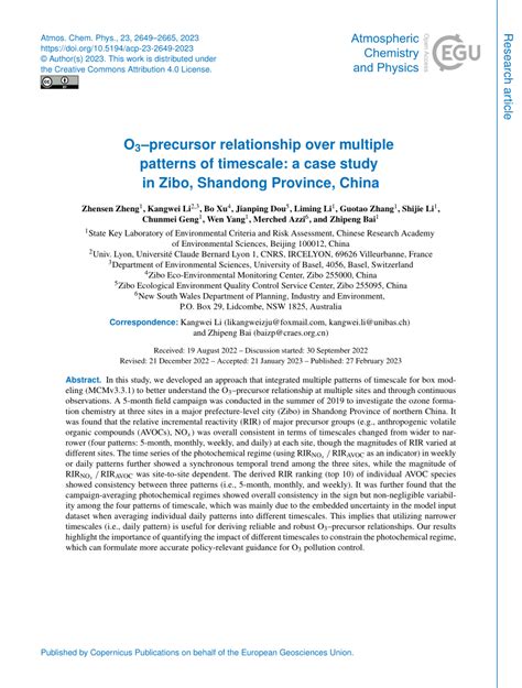 Pdf O Precursor Relationship Over Multiple Patterns Of Timescale