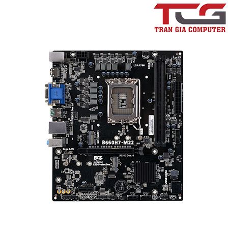 Mainboard ECS B660H7 M22 New Socket 1700 Trần Gia Computer