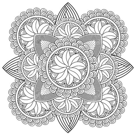 Coloriage Mandalas Difficile Impressionnant télécharger et imprimer