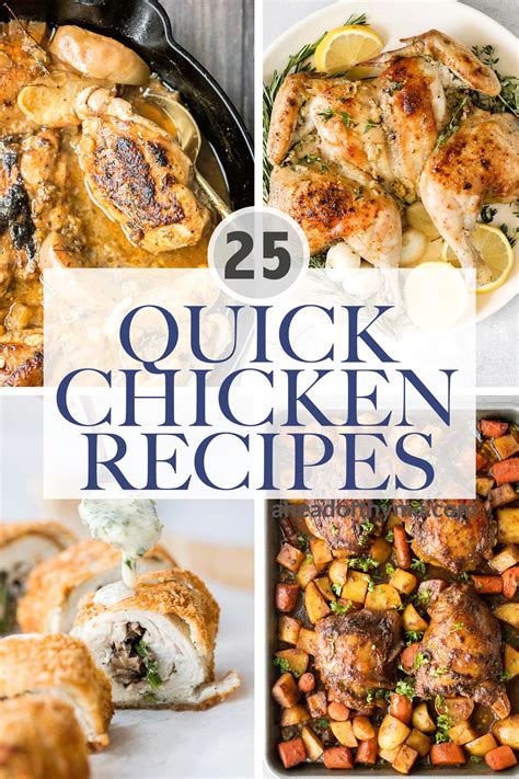 25 Quick Chicken Recipes | aheadofthyme.com | Ahead of Thyme