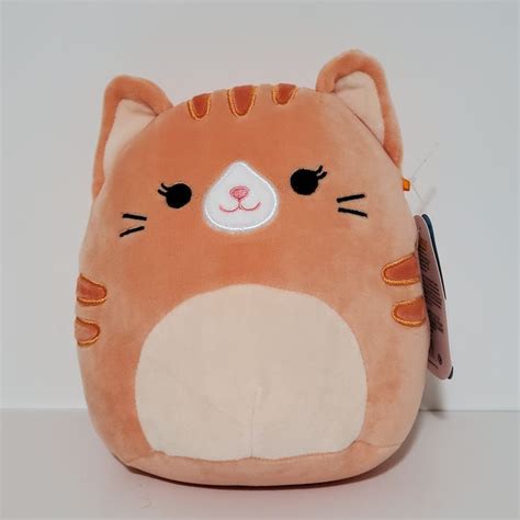 Kellytoy Squishmallow Gigi The Ginger Cat 75 Inch Orange Plush Ebay