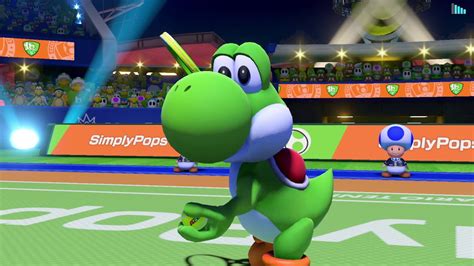 Mario Tennis Aces Raging Yoshi Gameplay Online Tournament Youtube