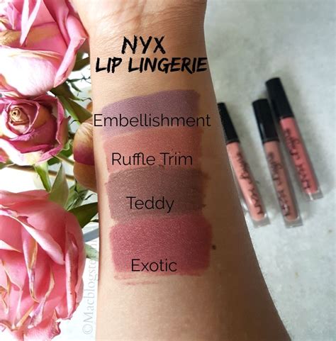 NYX Lip Lingerie Review Swatches Perfecte Nude Lips