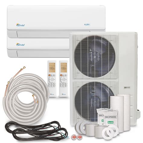 18000 Btu Dual Zone Mini Split Air Conditioner Heat Pump Sena18hf