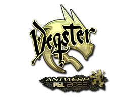 Sticker | degster (Gold) | Antwerp 2022 — CS:GO/CS2 Wiki by CS.MONEY
