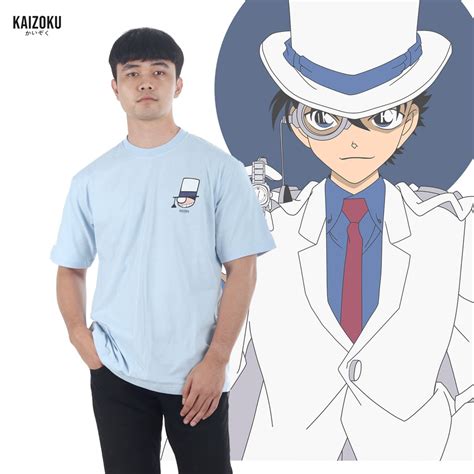 Kaizoku Detective Conan T Shirt Kaito Kid Series Premium Shopee